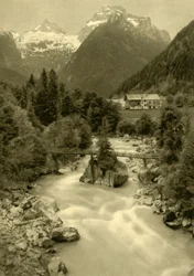De Teufelssteg Duivelsbrug, Lofer, Oostenrijk