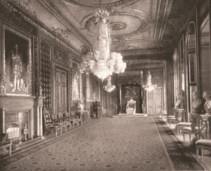 De troonzaal, Windsor Castle, Berkshire, 1894