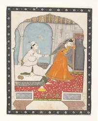 De verlegen bruid, ca. 1800