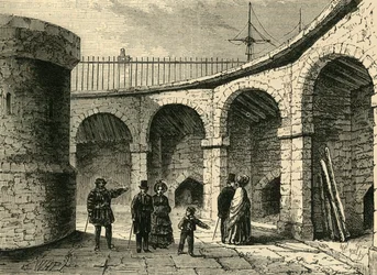 De Menagerie van de Toren rond 1820, ca. 1872
