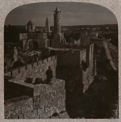 De Toren van David. Het oudste deel van de Citadel, ca. 1900