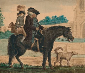 De Triomfantelijke intocht van een Peck brood in Grandchester, c1787