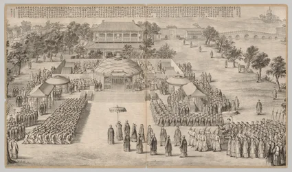Het Overwinningsbanket: uit Gevechtsscènes van het Neerslaan van Opstanden