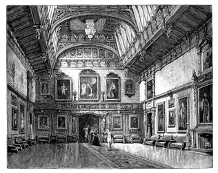 De Waterloo-kamer, Windsor Castle, ca. 1888