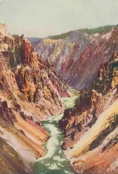 De Yellowstone Rivier, 1916