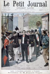 De arrestatie van Francois Coppee, 1902