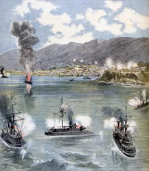 De aanval op Valparaiso, de Chileense Revolutie, 1891