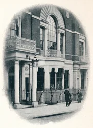 De erker, Boodles Club, Londen, ca. 1900-1901