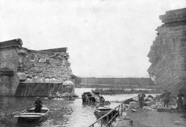 De brug bij Trilport, 1e Slag om de Marne, Frankrijk, 5-12 september 1914