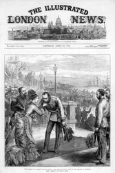 De omslag van The Illustrated London News, 24 april 1875