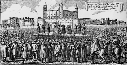 De executie van de hertog van Monmouth, Tower Hill, Londen, 15 juli 1685, 1903