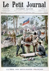 Het feest voor de Eerste Hulp medewerkers, 1901