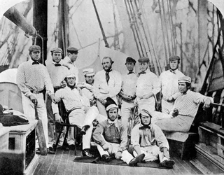 Het eerste Engelse cricketteam dat Amerika bezocht