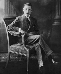 De toekomstige koning Edward VIII op zestienjarige leeftijd, c1910