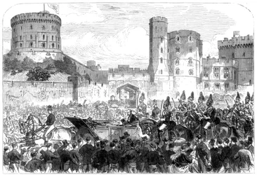 Het huwelijk van prinses Helena, Windsor Castle