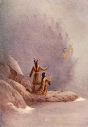 De mist kwam neer, en met hen de bovennatuurlijke mensen, 1914