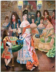 De oude dag van Lodewijk XIV