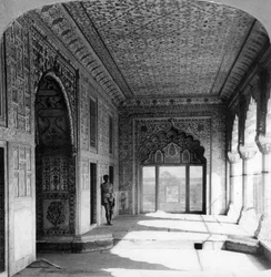 Het paleis van Rang Mahal, de koninklijke residentie van de Mogolkoningin, Delhi, India, 1900s
