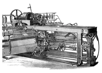De spinmule, ca. 1880
