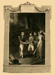 De Overgave van Buonaparte aan Boord van de Bellerophon, 15 Juli 1815
