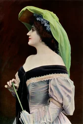 Theatre Des Varietes. - Mlle. C. Thevenet. - Rol van Caroline - La Chauve-Souris, 1904