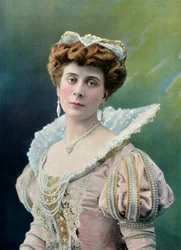 Nationaal Theater van de Odéon. Mejuffrouw Sylvie - Rol van Charlotte. De galante koning, 1904.