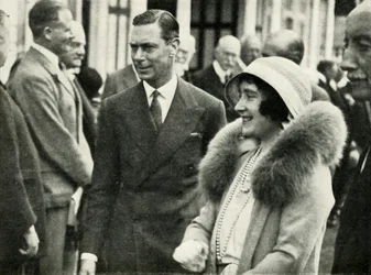 Hun Majesteiten op de Koninklijke Landbouwshow, Southampton, 1932, 1937