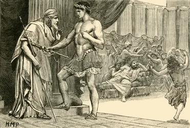 Theseus en Aegeus, 1890