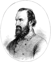 Thomas Stonewall Jackson, Zuidelijke generaal van de Amerikaanse Burgeroorlog, ca. 1880