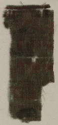 Drie fragmenten van Italiaanse gotische zijde, 1300s