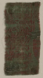 Drie fragmenten van Italiaanse gotische zijde, 1300s