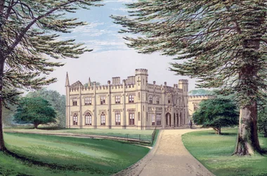 Thrybergh Park, South Yorkshire, eind 19e eeuw