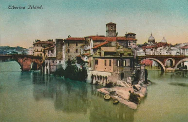 Tiberina-eiland, ca. 1900