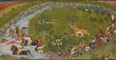 Tijgerjacht, ca. 1800