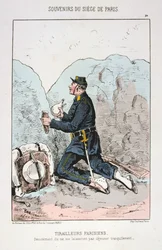 Tirailleurs Parisiens, Beleg van Parijs, 1870-1871