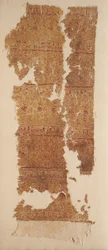 Tiraz met dichte guilloche banden, 1100s