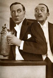 Tom Walls en Ralph Lynn, Engelse acteurs, 1933