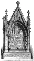Graf van Dagobert I, Merovingische koning, Basilique Saint-Denis