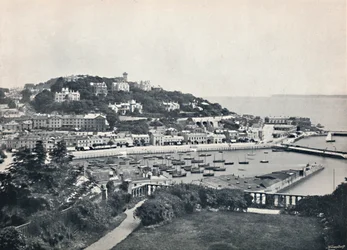 Torquay - Algemeen uitzicht vanaf Waldron Hill, 1895