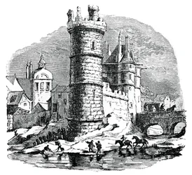 Tour de Nesle, Parijs, 17e eeuw, 1870