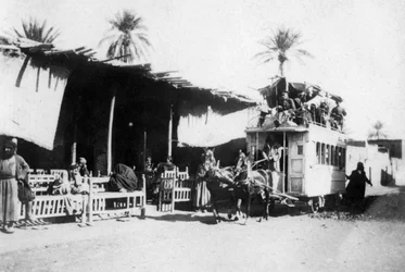 Tram, Kazimainweg, Bagdad, Irak, 1917-1919