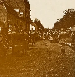 Troepen vertrekken, ca. 1914-1918