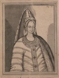 Tsarina Irina Godunova 1557-1603, de vrouw van Tsaar Feodor I van Rusland