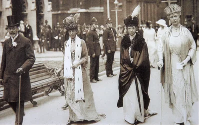 Tsarina Maria Fyodorovna van Rusland bezoekt Groot-Brittannië, 1890s