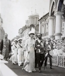 Tsarenfamilie bij de viering van het 300-jarig jubileum van het Huis Romanov, Rusland, 1913