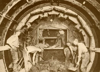 Buis Tunnel Uitgraving Met Behulp van Greathead Boorschild