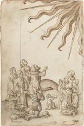 Draai je lichaam terwijl je aanbidt [fol. 37 verso], ca. 1512-1515