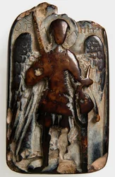 Twee-zijdige Hanger met de Aartsengel Michaël en Daniël in de Leeuwenkuil, Byzantijns