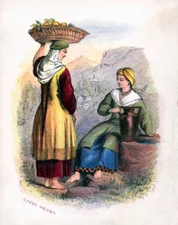 Twee Griekse vrouwen, ca. 1809
