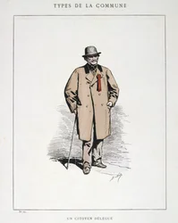 Een Gedelegeerde Burger, Parijse Commune, 1871